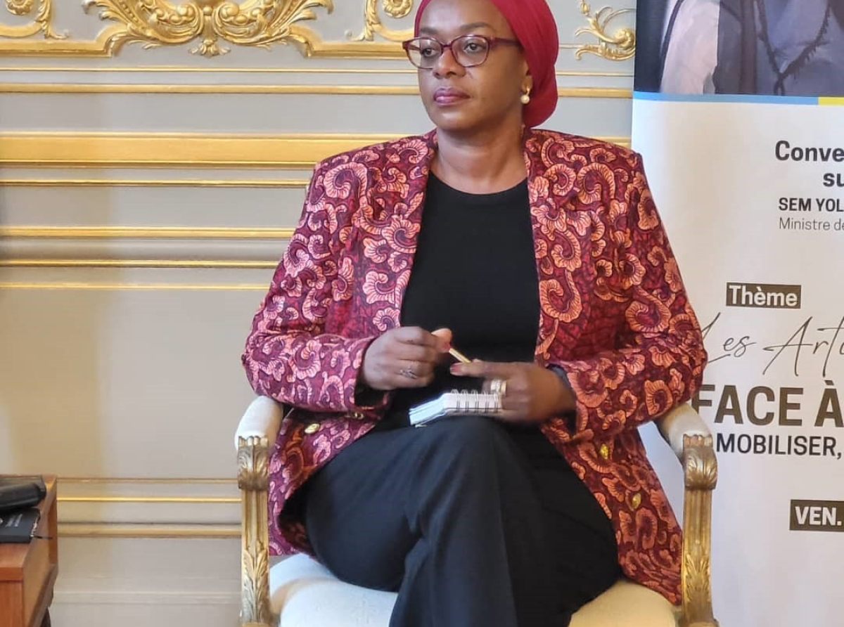 Au cours d'une réception à l'Ambassade de la RDC en France : Yolande Elebe sensibilise la communauté artistique sur le rôle de la culture pour la paix